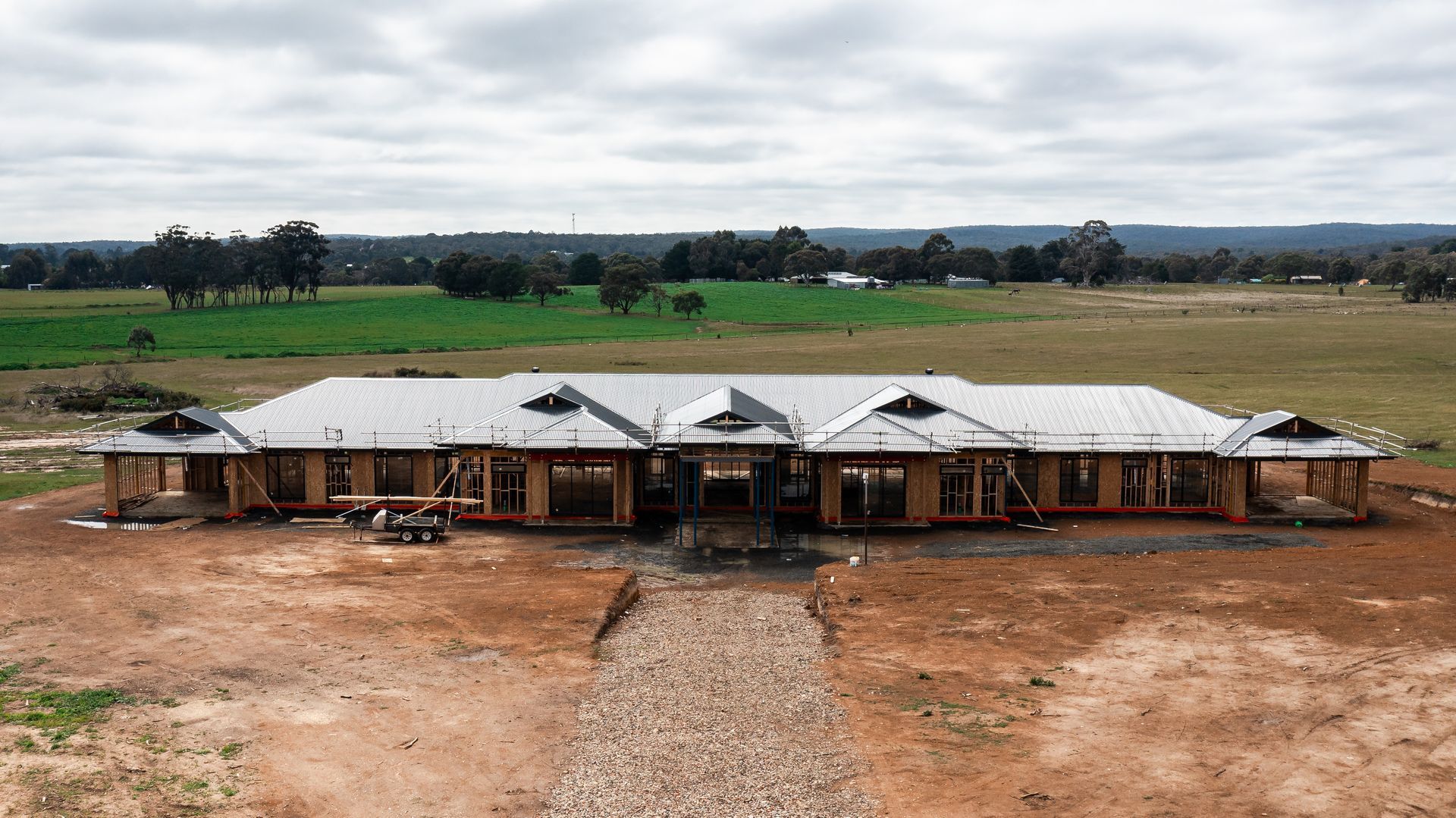 New roof installation